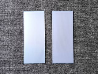 Pack de dos baldas de vidrio en color azul