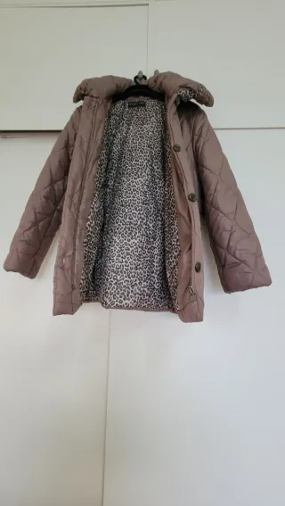 Chubasquero acolchado Ellen Rose  marrón