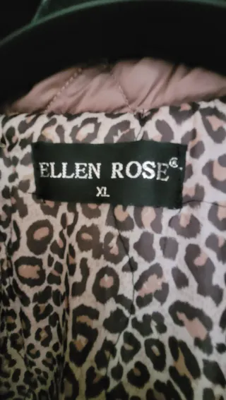 Chubasquero acolchado Ellen Rose  marrón