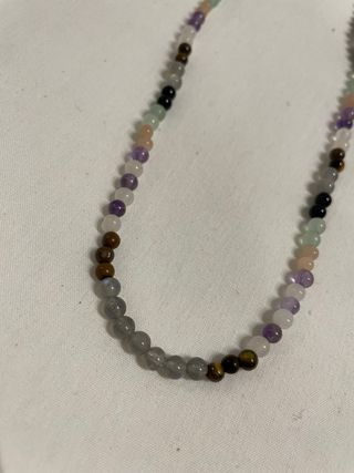 Collane con perline di cristallo multicolore