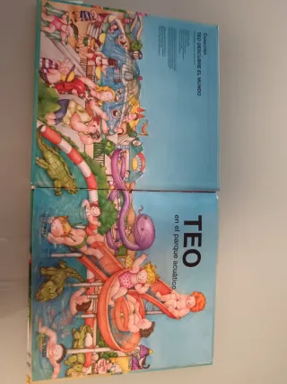 Libro infantil Teo en el parque acuático