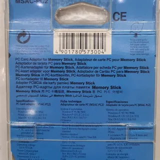 Sony Memory Stick PC Card Adaptor MSAC-PC2