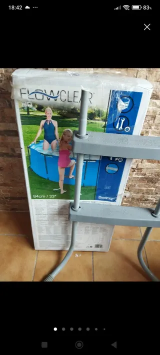 Escalera Piscina Bestway 84cm