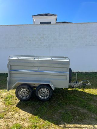 Remolque Tapa 2 Ejes Freno Inercia Mano