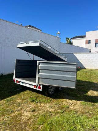 Remolque Tapa 2 Ejes Freno Inercia Mano