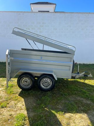 Remolque Tapa 2 Ejes Freno Inercia Mano