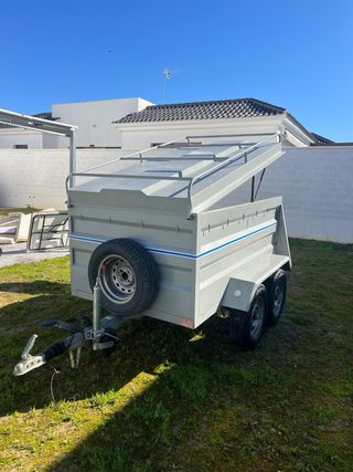 Remolque Tapa 2 Ejes Freno Inercia Mano