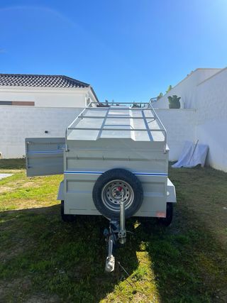 Remolque Tapa 2 Ejes Freno Inercia Mano