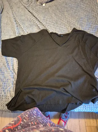 Jersey negro de canalé