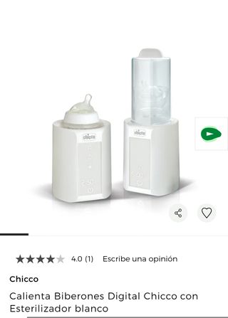 Calienta biberones Chicco
