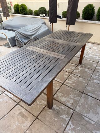 Mesa extensible teca 1.65-2.20m