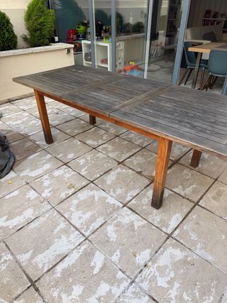 Mesa extensible teca 1.65-2.20m