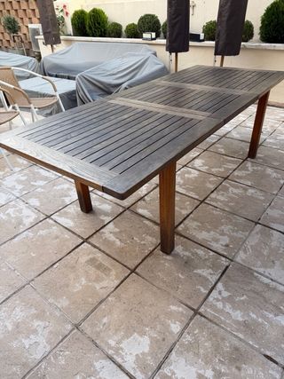 Mesa extensible teca 1.65-2.20m