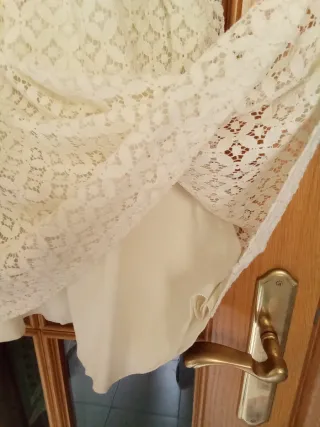 Vestido encaje Fórmula Joven blanco