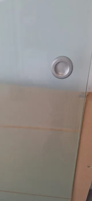 Puerta corredera de cristal