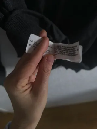 Jersey cuello alto negro Zara hombre talla S