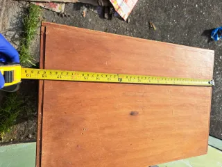 Mesa auxiliar vintage de madera