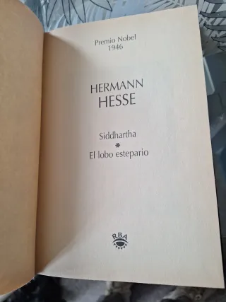 Siddartha y lobo estepario