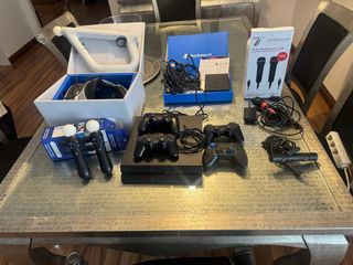 PS4+PlayStation VR COMPLETO+3 mandos+Move+camara