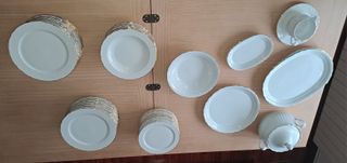 Vajilla Santa Clara 12 servicios y juego de café