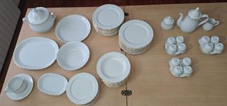 Vajilla Santa Clara 12 servicios y juego de café