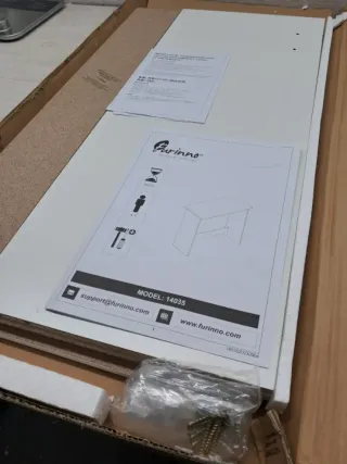 Escritorio Furinno Simplista Blanco