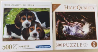 3 Puzzles de 500 piezas