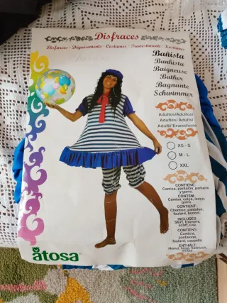 Disfraz adulto unisex de bañista clásico