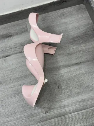 Hamaca bebé baño rosa