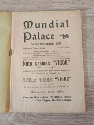 Revista Vegetariana Naturalista de 1912