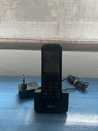 Teléfono inalámbrico adoc negro