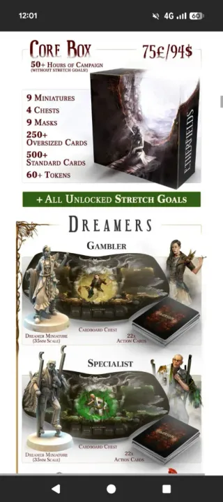 Etherfields - Juego de Mesa edición kickstarter