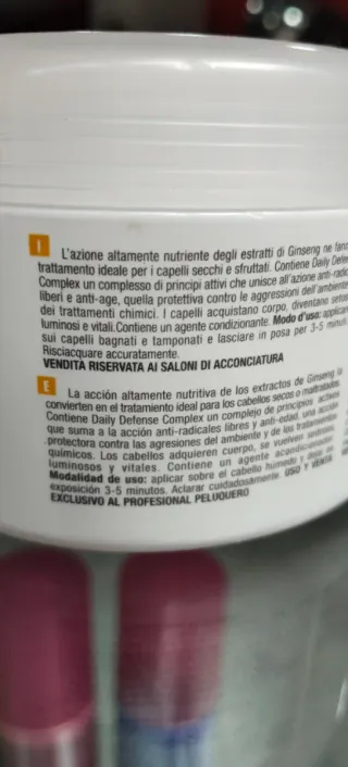 Mascarilla Nutritiva al Ginseng Intercosmo