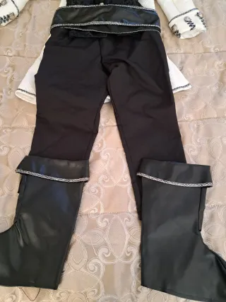 Costume carnevale bianco e nero