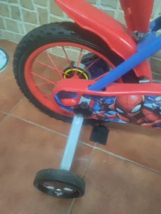 Bicicleta infantil Spiderman