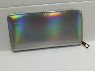 Portafoglio donna effetto olografico