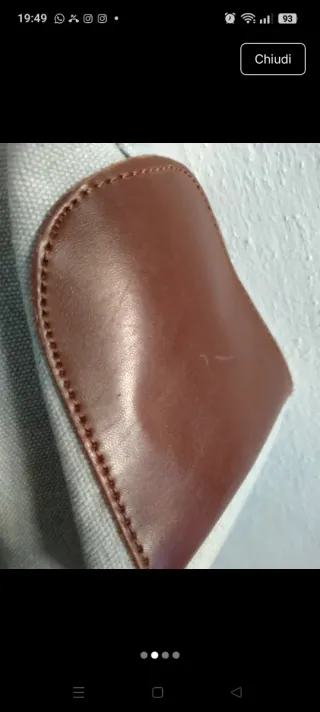 Borsa beige e marrone