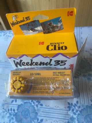 Cámara Kodak Weekend 35 waterproof año 1990