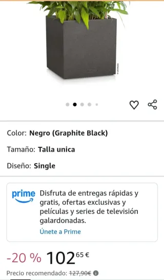 Maceta jardin Lechuza Canto Stone 40