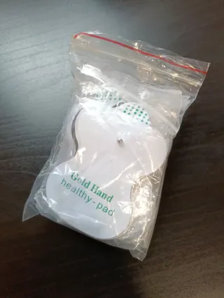 Almohadillas electrodos Gold Hand (10 unidades)