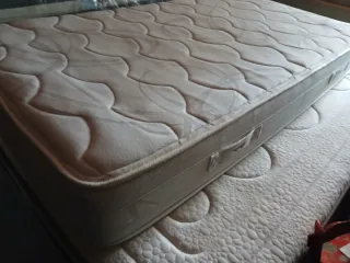 Colchon viscoelastico y somier con patas