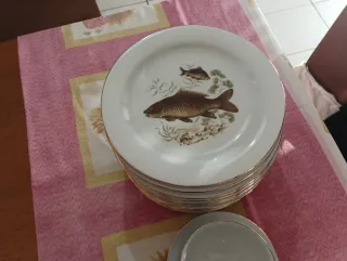Servizio Pesce Vintage Nuovo Johann Seltmann