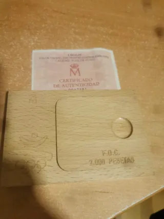 Moneda 2000 Pesetas Barcelona 1992 Plata