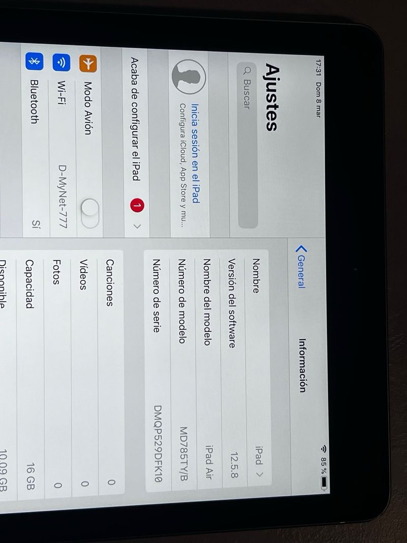 Apple iPad Air 1 Plata/Gris Espacial afbeelding 7