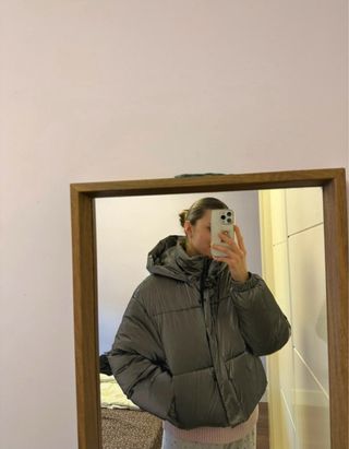 Plumífero gris Zara