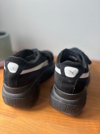 Zapatillas Puma Suede Plataforma Negras