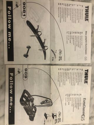Portabicicletas Thule Euroclassic 4 bicis