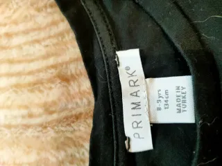 Lote 2 camisetas niña 8-9 años algodón.