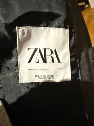 Blazer Gris Zara Talla M