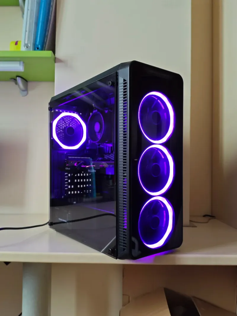 PC Gaming RGB - Ryzen 5 4500, RX 6600, 16/512GB afbeelding 3